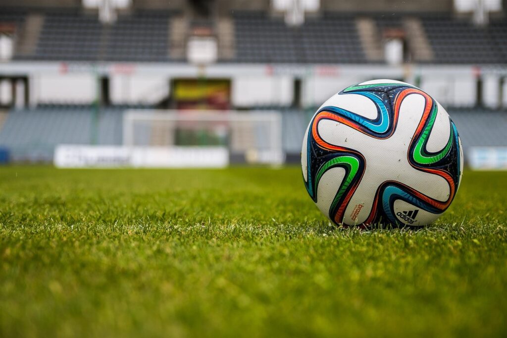 ball, soccer ball, soccer, football, stadium, sport, football stadium, football field, nature, field, soccer field, grass, game