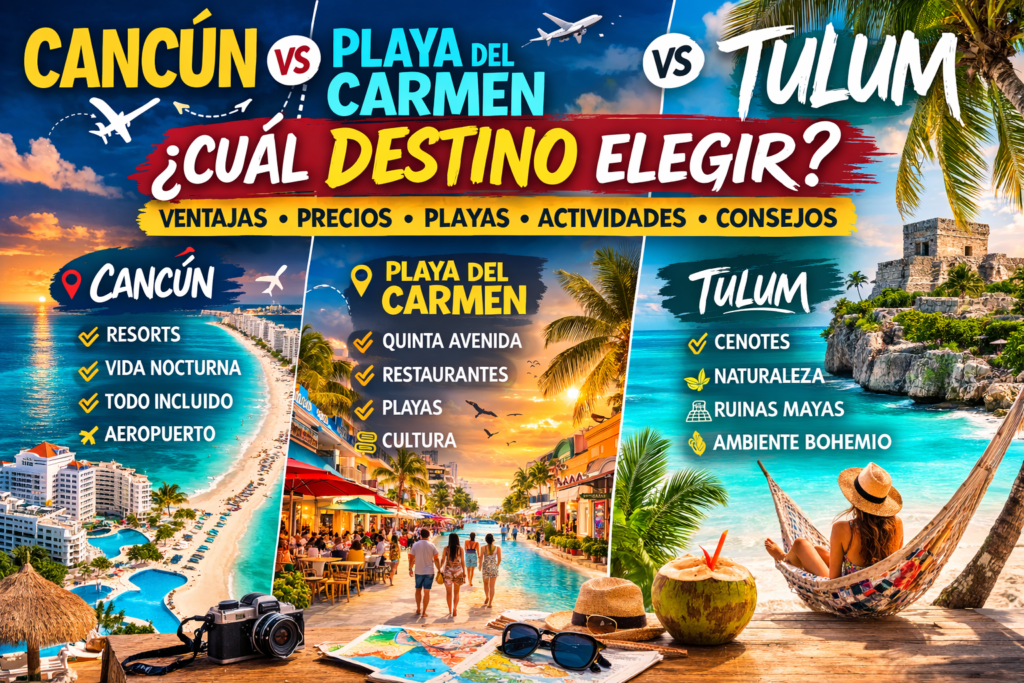 Cancun vs Playa vs Tulum