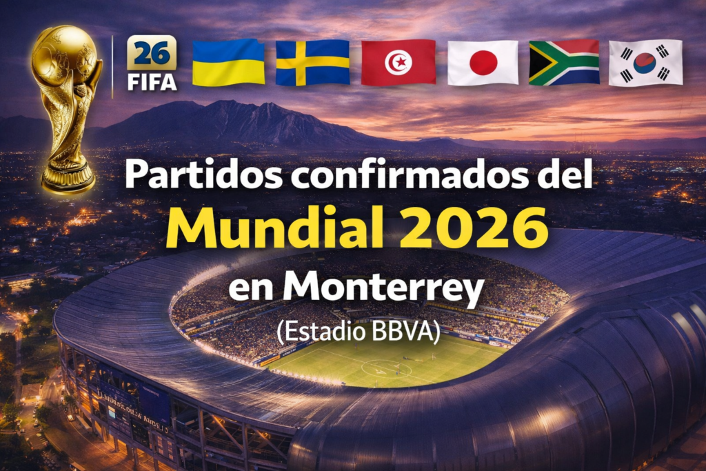🏟 Partidos confirmados del Mundial 2026 en Monterrey (Estadio Monterrey/BBVA): calendario, guía del estadio y tips para tu viaje chatgpt image 2 mar 2026, 12 42 44 a.m.